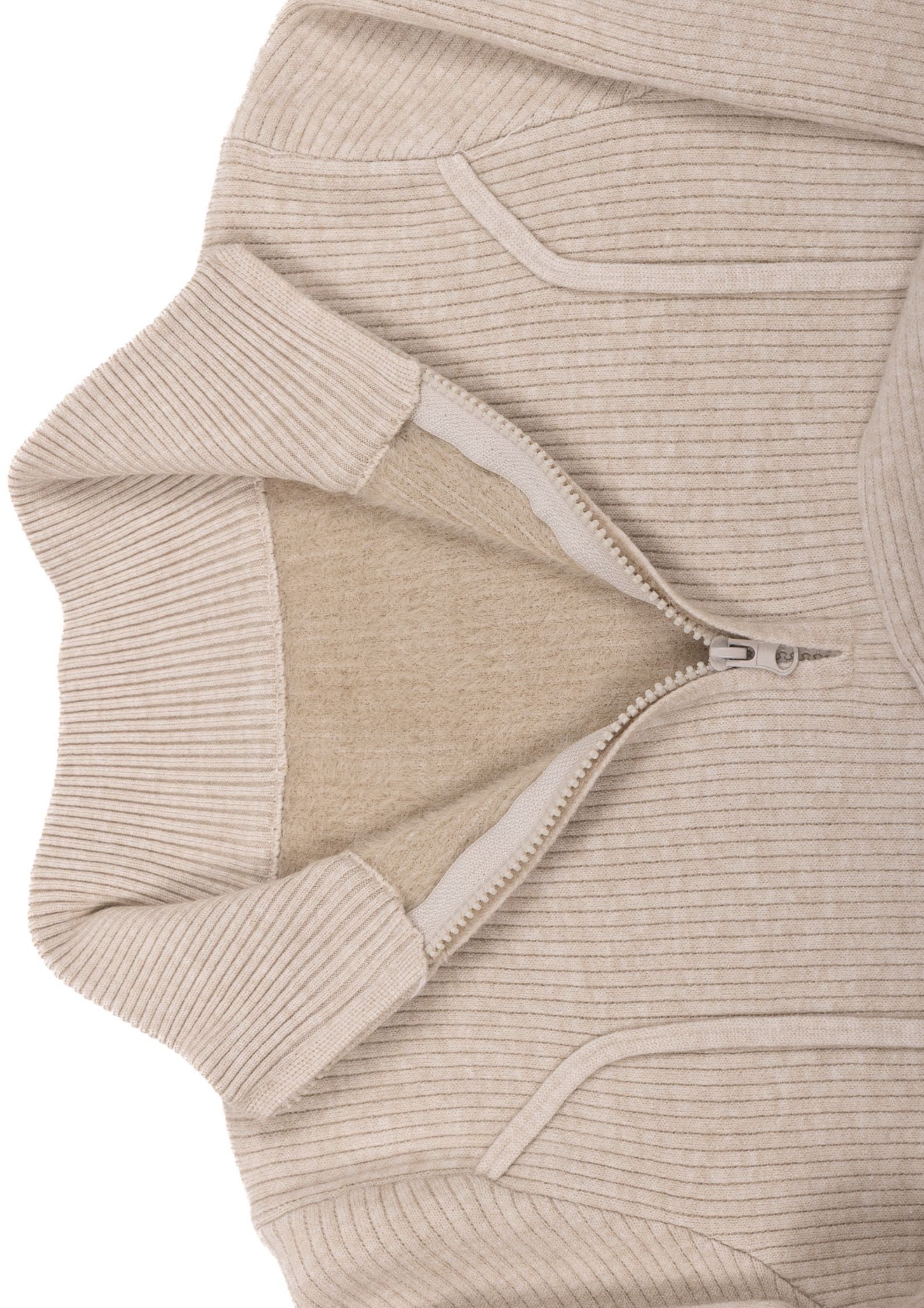 The Valmont Quarter Zip - Beige